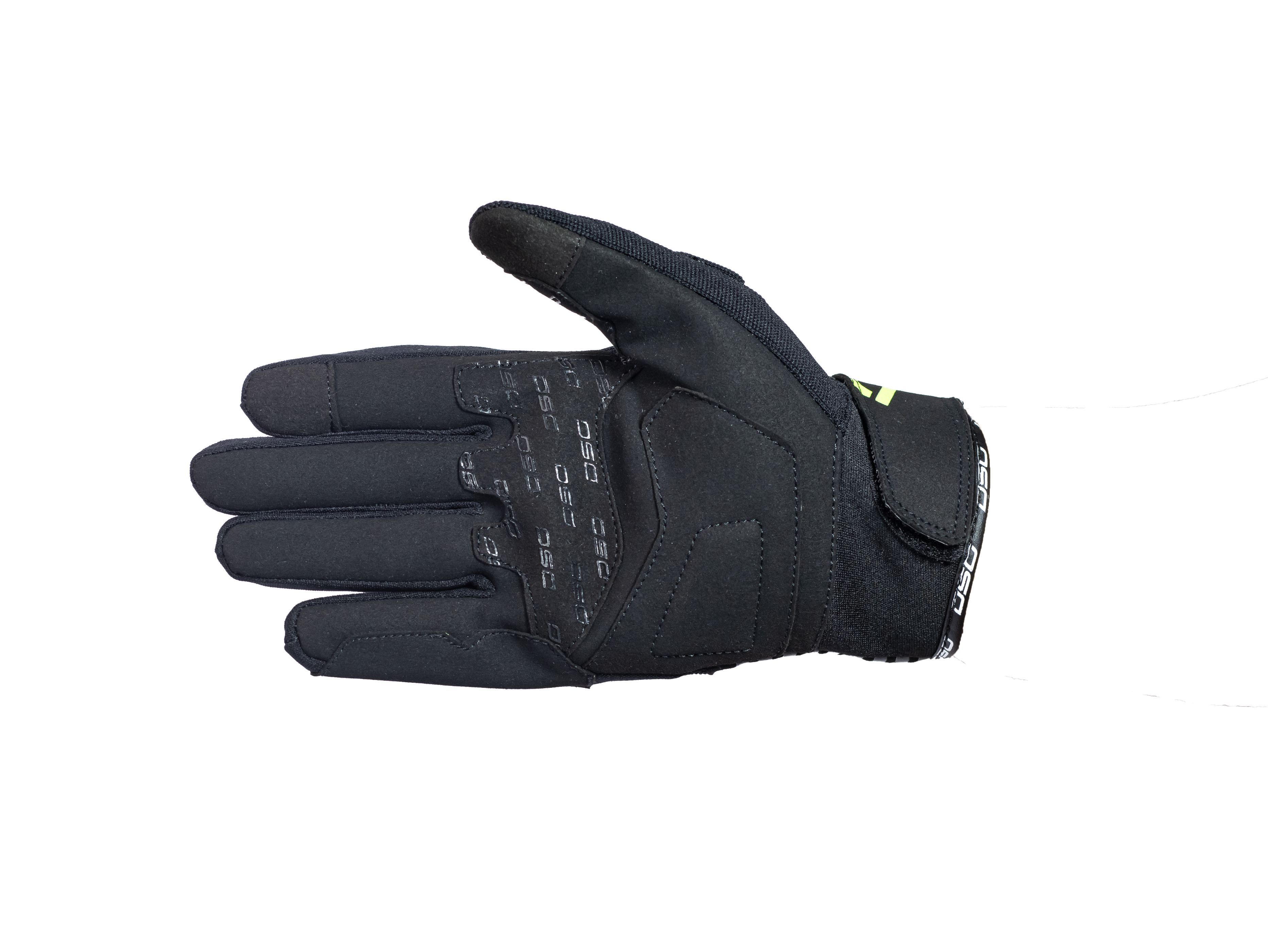 DSG PHOENIX AIR Glove Black Grey Yellow Fluo 